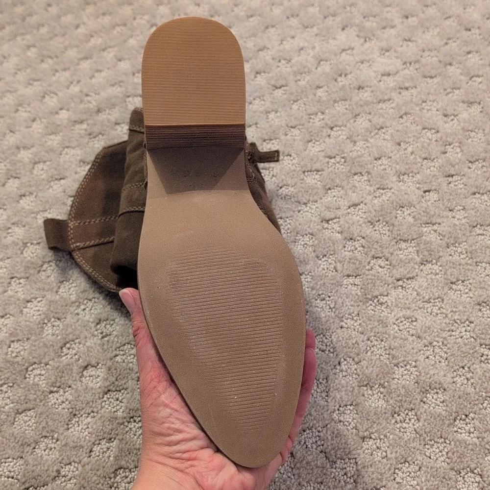 Kelsi Dagger Brooklyn Echo  Suede  Tall Western Boots, Anthropologie - Picture 6 of 14